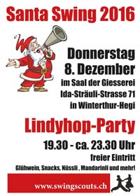 Ausschreibung Santa Swing 2016