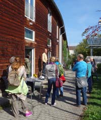 Besichtigung in der Sagi Hegi, Tour de Gesewo 2015