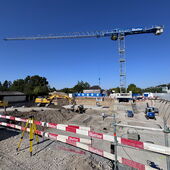 Gesewo-Baustelle Wiesendangen Attikerstrasse. Foto: Ursina Hollenstein