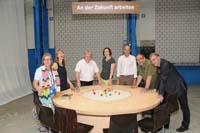 Vorstandsmitglieder beim Arbeiten